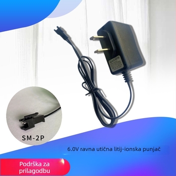 MQ 6V punjač za baterije, ulaz 220–240V AC, izlaz 6V DC