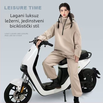 Dvodijelni kišni komplet za motocikl: jakna i hlače, unisex, za vožnju