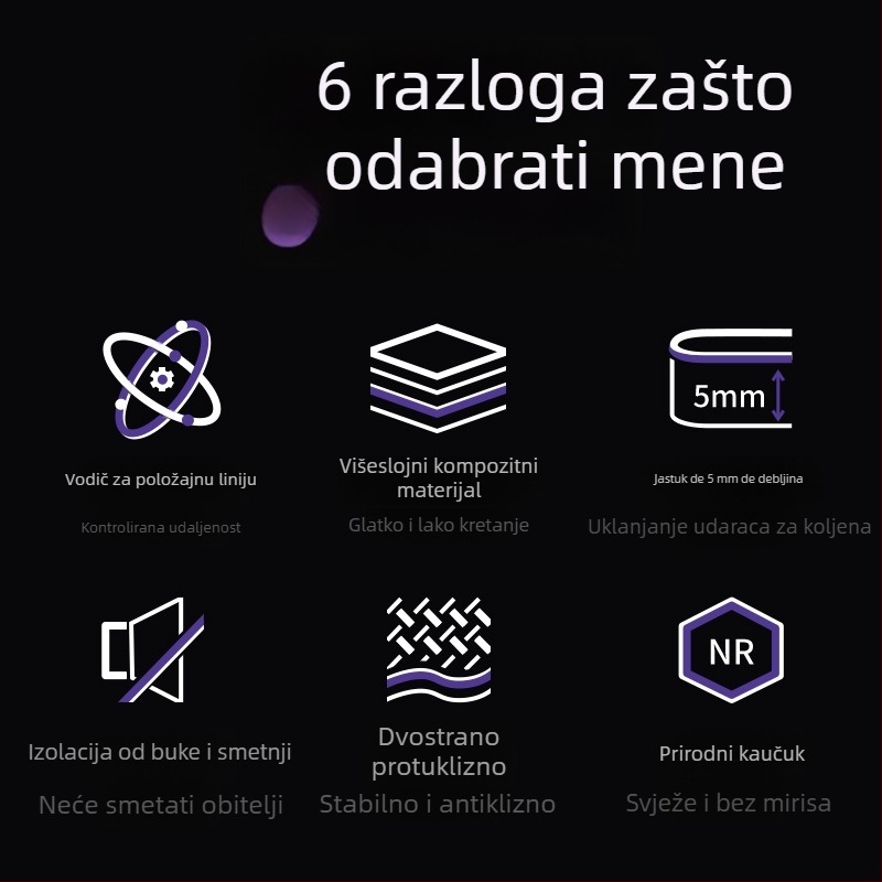Merach joga prostirka s vodičem linije tijela, dvostrano protuklizna površina, materijal guma/TPÉ, debljina 5–6 mm, težina 0,65 kg ili 2,7 kg