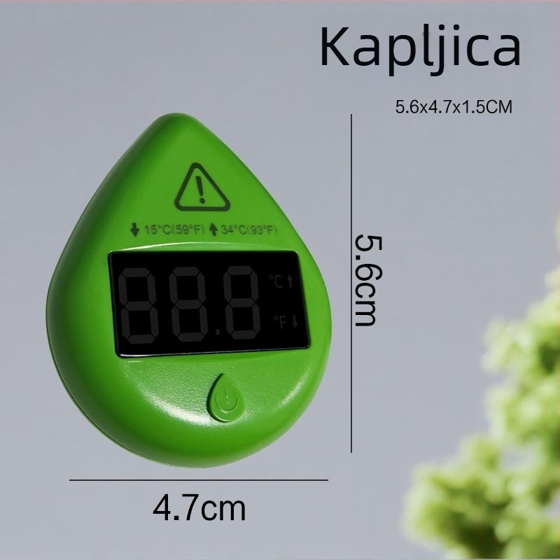 Termometar za akvarij - visoka preciznost, mini digitalni vanjski ljepljivi senzor