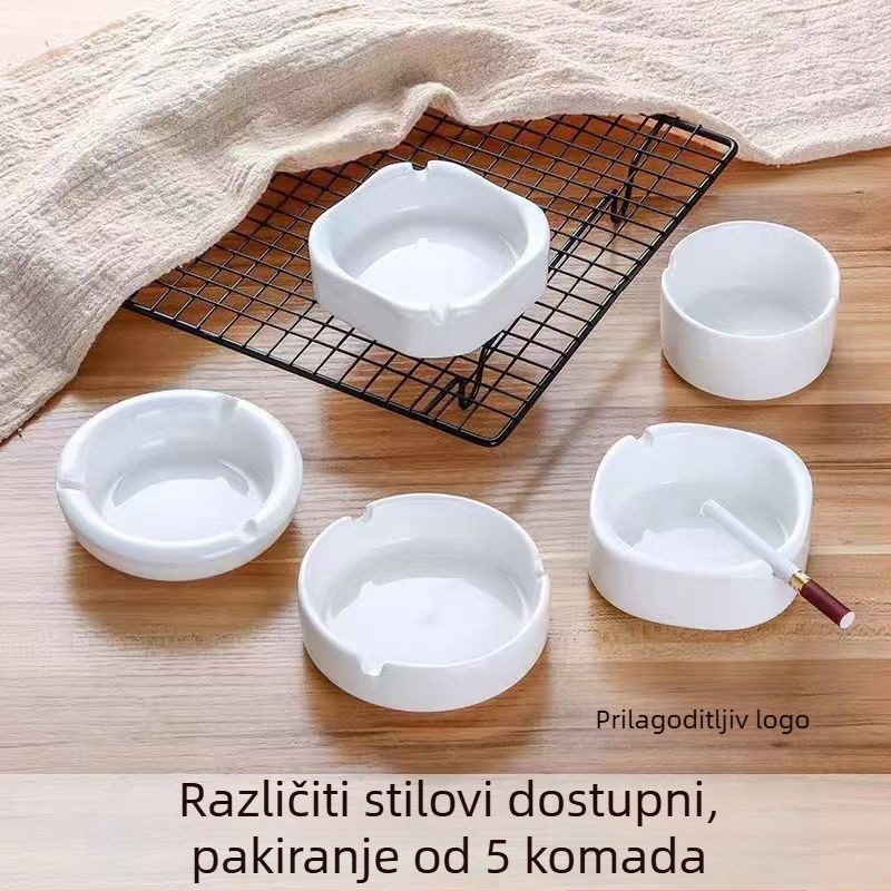 keramička pepeljara, okrugla, jednostavan dizajn, šifra Cp 102183090590