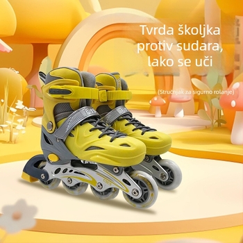 Jun Ran inline skates s kotačima u jednom redu – za vanjsku upotrebu, prijenosne