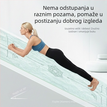 Kamuflirana EVA podloga za jogu, protivklizna, 5 mm debljine, dimenzije 180 x 70 cm, apsorpcija udara i zvučna izolacija, za vježbanje (s manjim nedostacima)