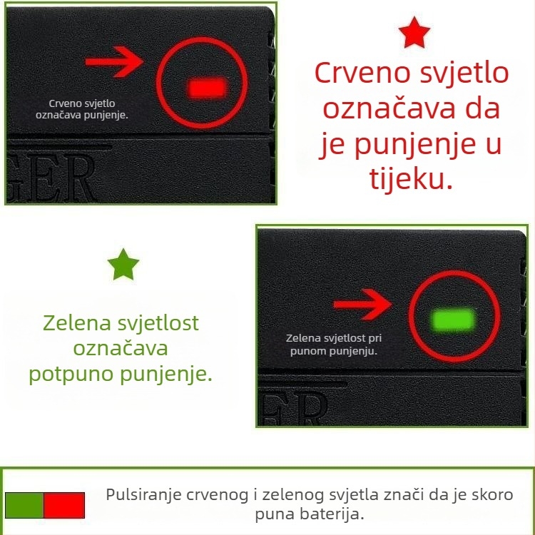 12V punjač baterija za automobile, laka vozila, limuzine i motocikle — pametan brzi punjač, univerzalni