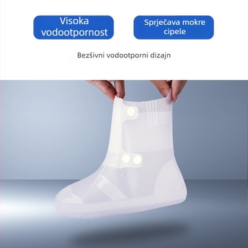 Zaštitne navlake za cipele za kišu – vodootporne, otporne na habanje, sklopive, za vanjska putovanja i studente