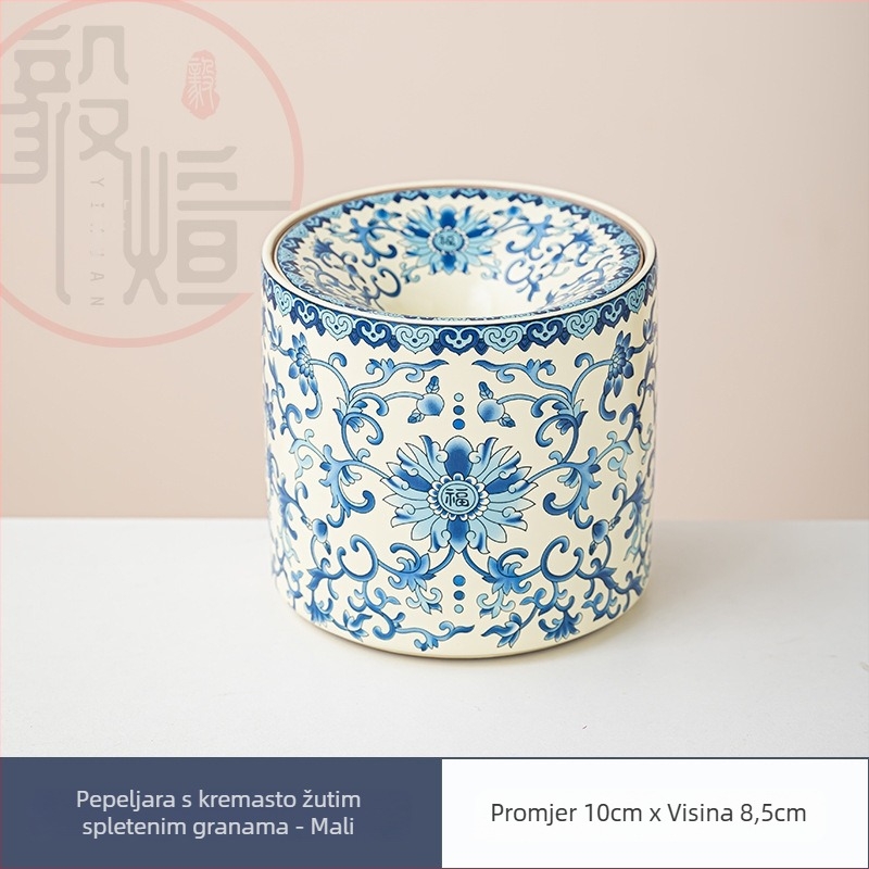 Pepelnjak s poklopcem • Ru kiln keramika • minimalistički dodatak za čajni set • s ispisanim logom