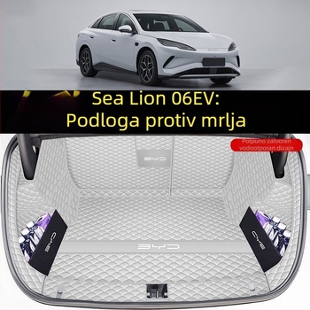 BYD Seal 06EV tepih prtljažnika i stražnjeg pretinca, dodaci za unutrašnjost automobila, otporan na habanje
