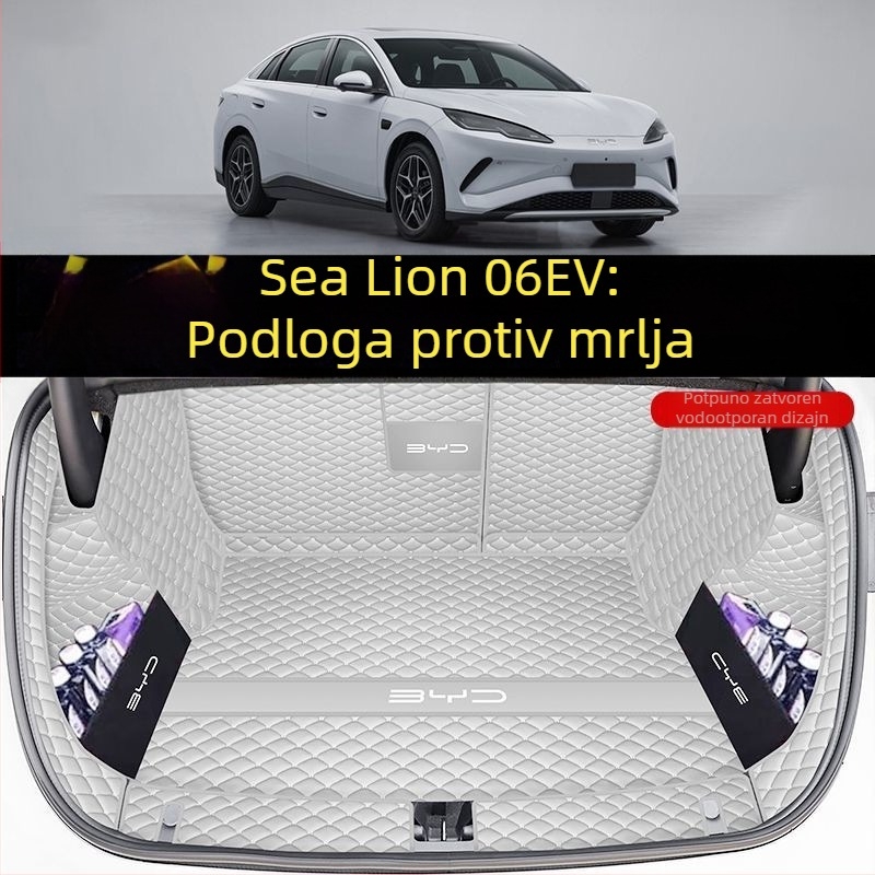 BYD Seal 06EV tepih prtljažnika i stražnjeg pretinca, dodaci za unutrašnjost automobila, otporan na habanje