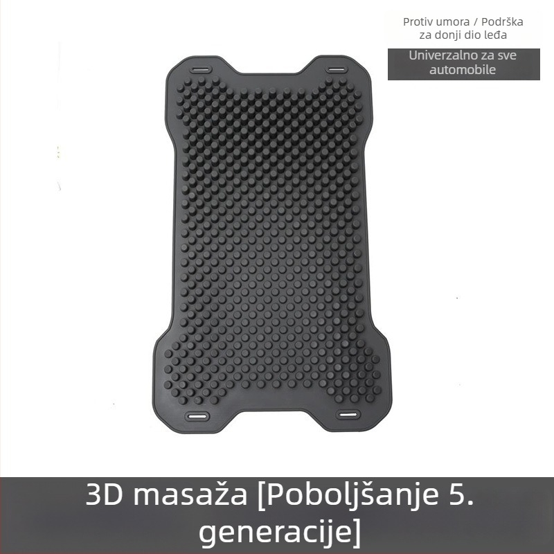 New Wynn silikonska podloga za automobil s naslonom, prozračna hlađena površina, masaža i ventilacija; punilo: silikon; površina: silikon; sve sezone