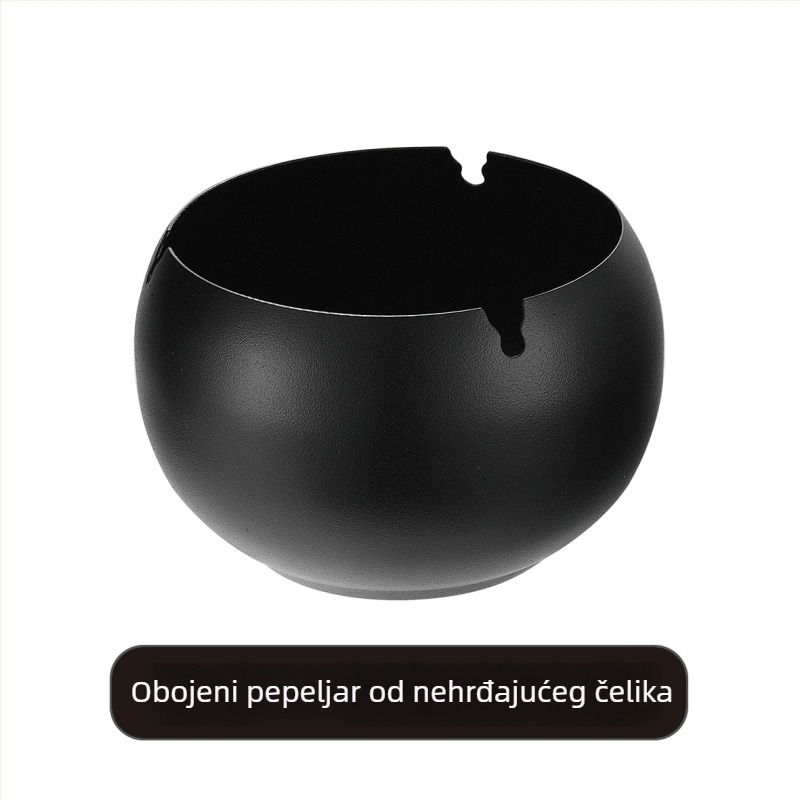 Nehrđajući čelični pepeljara za kućnu upotrebu, internetske kave, hotele, KTV i barove; otporna na padove i vjetar; mogućnost otiska logotipa; veleprodaja