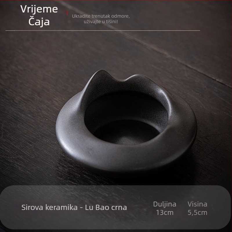 Keramička pepeljara s glazom, vintage stil, s zatvorenim poklopcem, otporna na vjetar, s prostorom za pohranu