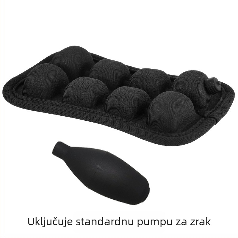 Podloga za miš s podrškom za zglob - TPU + Lycra, prilagodljiva, napuhivanje zračnog jastučića, moderan stil, jednostrana (TPU + Lycra; prilagodljiva; napuhivanje zračnog jastučića; moderan stil; jednostrana)