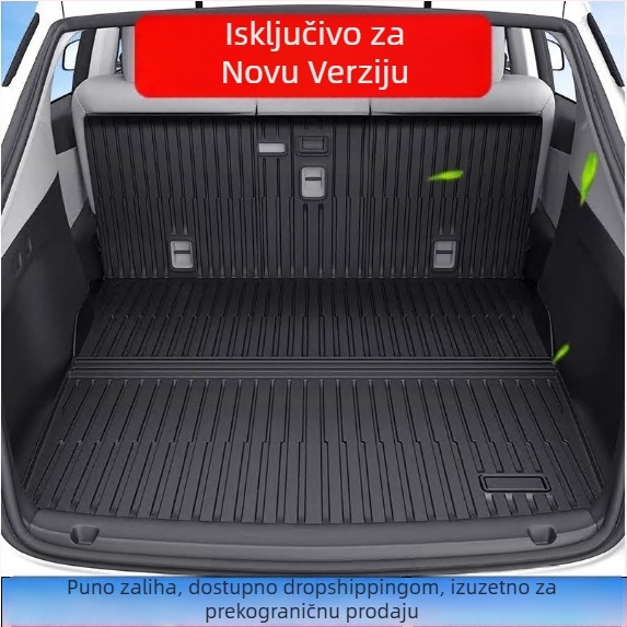 Integrirani pokrov prostora za Tesla Model Y3, TPE materijal, mogućnost prilagodbe, šifra proizvoda 007, posebni jastučići za stopala