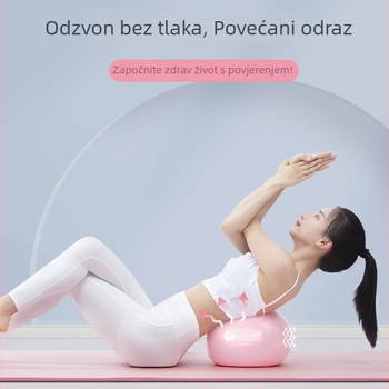 PVC joga lopta, anti-probojna, mat površina, napuhljiva, težina 0,15 kg, za početnike Pilates vježbe kukova