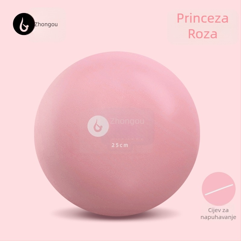PVC joga lopta, anti-probojna, mat površina, napuhljiva, težina 0,15 kg, za početnike Pilates vježbe kukova