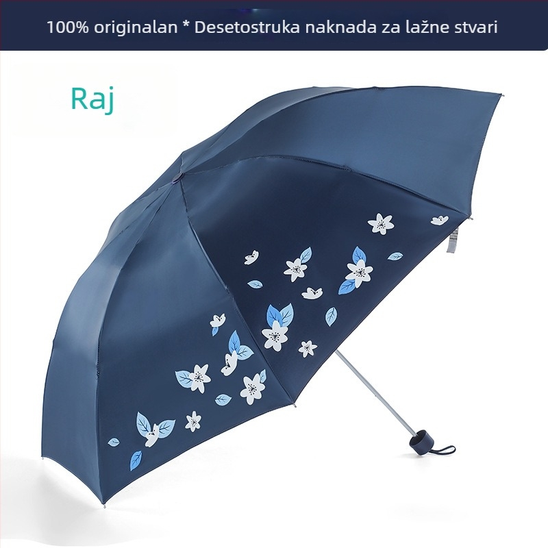 Paradise kišobran (poliesterska tkanina, vinil presvlaka, 8 šipki, ručno otvaranje, mogućnost ispisa logotipa)
