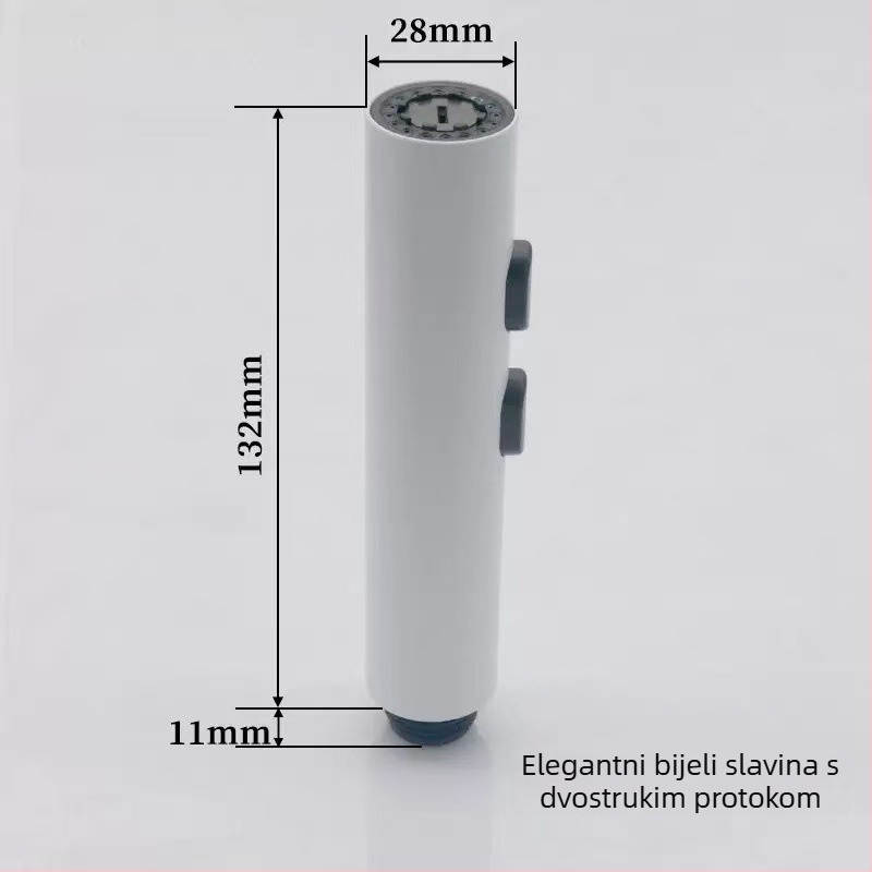Set ventila za WC s ugrađenom instalacijom, s jednim ulazom i dva izlaza, mesing HM-1217, 1 MPa, Ø4 mm