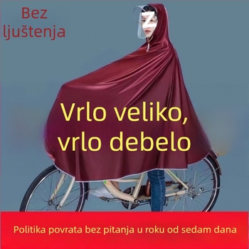 Pončo za bicikl – debeo Oxford materijal, za odrasle, moderni minimalistički stil