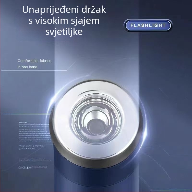 LED svjetiljka i kišobran – automatsko otvaranje, dvostruka namjena, otporno na vjetar, UV zaštita UPF50+, sklopivi