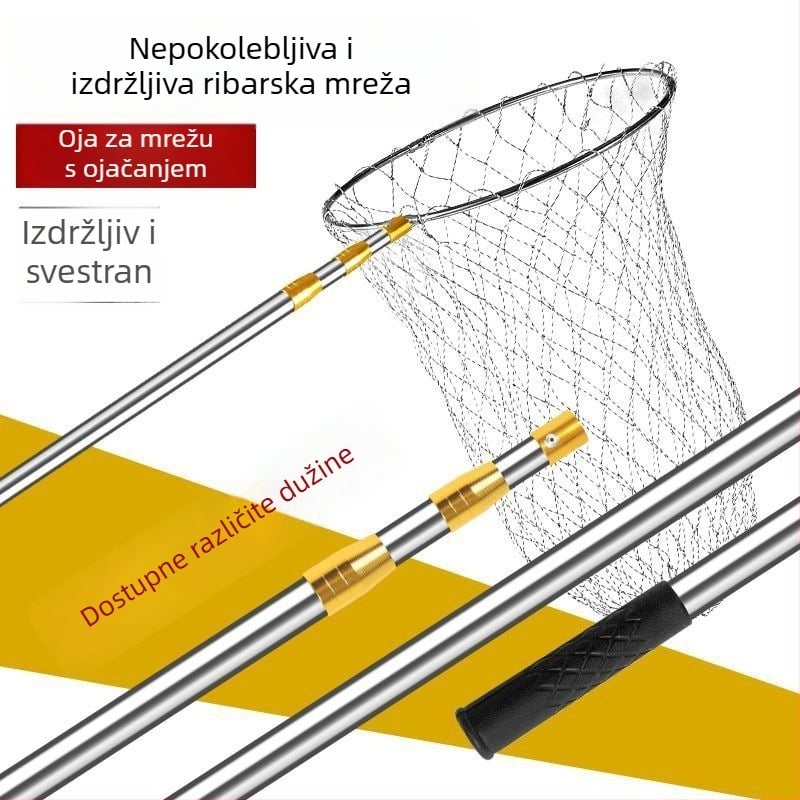 Mreža za bacanje od nehrđajućeg čelika, kompletan set, fiksna; Materijal: nehrđajući čelik; Promjer otvora mreže: drugi; Dubina mreže: drugi