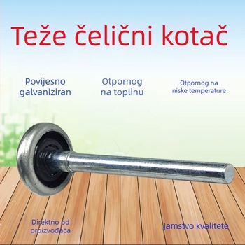 Električni daljinski upravljani roler za garažna vrata, nylon kolut vodič i metalni ležaj