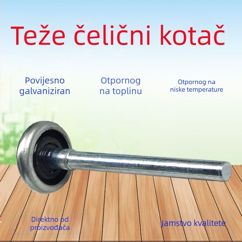 Električni daljinski upravljani roler za garažna vrata, nylon kolut vodič i metalni ležaj