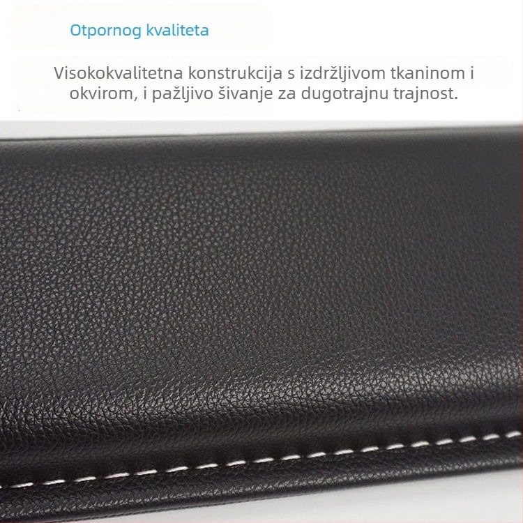 Podloga za zglob za mehaničku tipkovnicu s kožnom površinom i memorijskom penom, kompatibilna s 87–108 tipkama, težina 150 g, otporna na trošenje