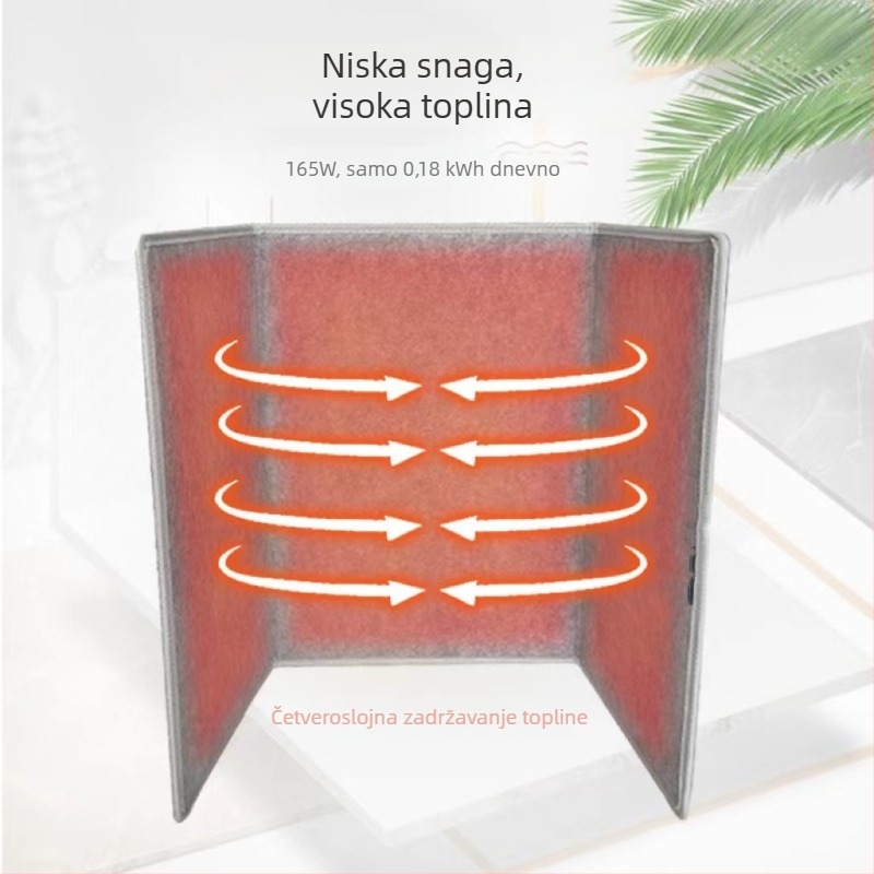 Hongniu USB papuče za grijanje stopala, unisex, gornji dio od krzna, potplat od poliestera