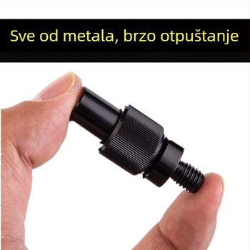 Sprječivač rotacije brzi spoj za štap mreže za ribolov — adapter brzog spajanja, Immortal Fish, magnezijsko-aluminijska legura