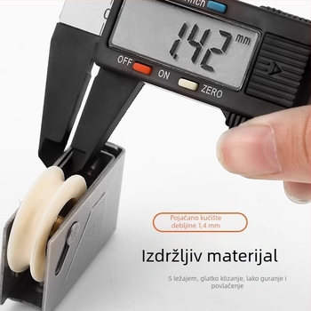 Nerđajući čelični valjak za klizna vrata i staklene prozore, model Wjbxghl, moderni minimalistički stil