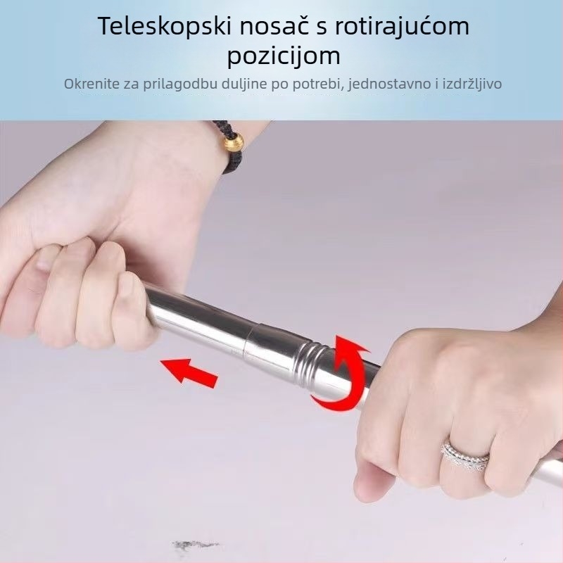 Nehrđajući čelična četvrtasta akvarijska mreža s izvučnom ručkom za zlatne i dekorativne ribe
