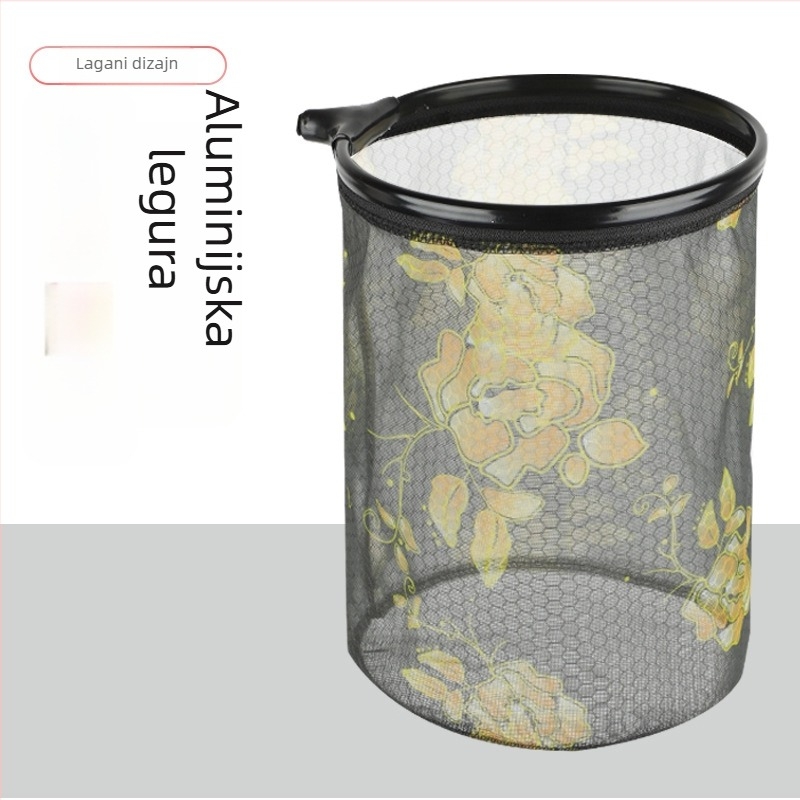 Glava mreže za ribolov — ultralako aluminijska legura, Anti-Hook dizajn, natjecateljski tip (Nano mreža; nosivost 5; dubina 26 cm)