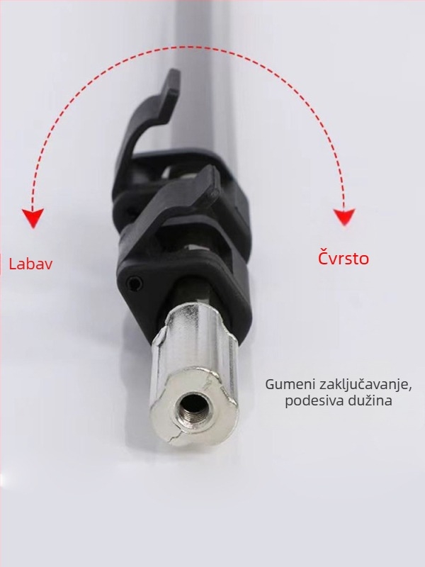 Aluminijska legura trokutasti teleskop za mrežu za ribolov, otvor mreže 40 cm, dubina 40 cm, gruba mreža, sklopiva, nosivost 10 kg