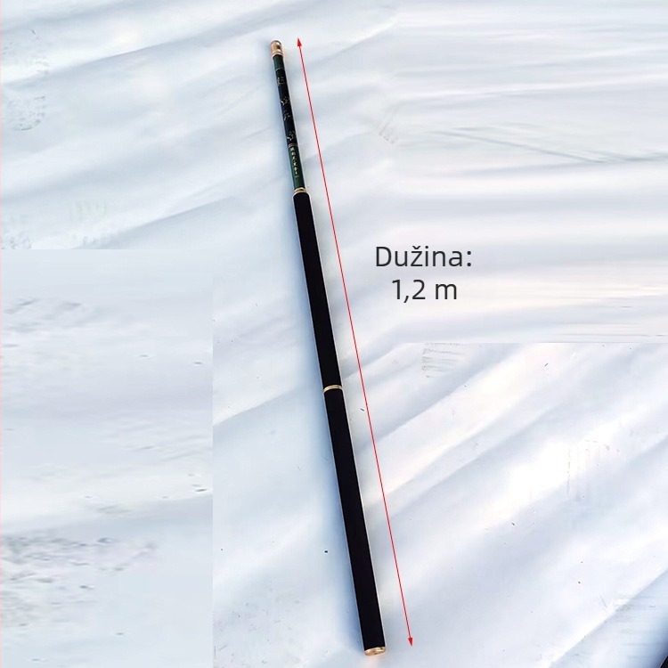 Ugljična karbonska štapa za ribarsku mrežu, jednosegmentna, 200 g, neproširiva