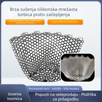 SEA PRO silikonska mrežasta vrećica za ribolov – glava mreže, anti-zakopavanje, lagana, bez mirisa, brzo sušenje, visoka nosivost