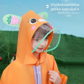 Dječji kišni kaput, višestruka funkcija, cartoon stil, EVA tkanina, debeli materijal, mogućnost prilagodbe