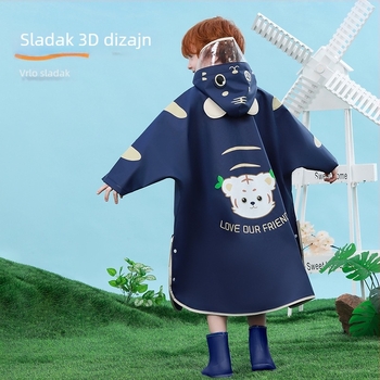 Dječji kišni kaput, višestruka funkcija, cartoon stil, EVA tkanina, debeli materijal, mogućnost prilagodbe