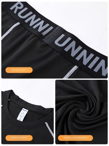 Dječji set za košarku, unisex dres za školski tim, materijal: poliester 92%, podstava spandex 8%