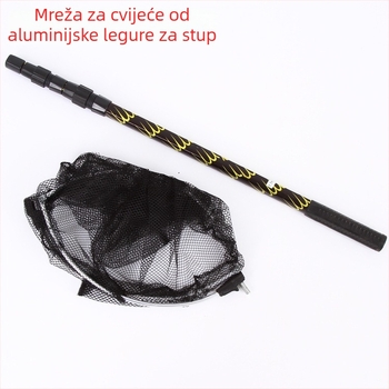 Aluminijska legura mreža za ribolov s glavom – lagana i izdržljiva oprema (Materijal: aluminijska legura; Vrsta: mreža za ribolov; Značajka: s glavom)