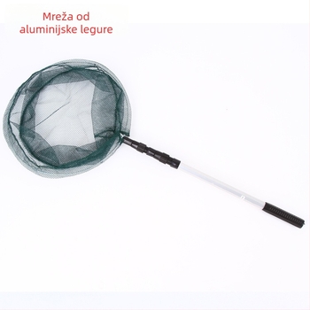 Aluminijska legura mreža za ribolov s glavom – lagana i izdržljiva oprema (Materijal: aluminijska legura; Vrsta: mreža za ribolov; Značajka: s glavom)