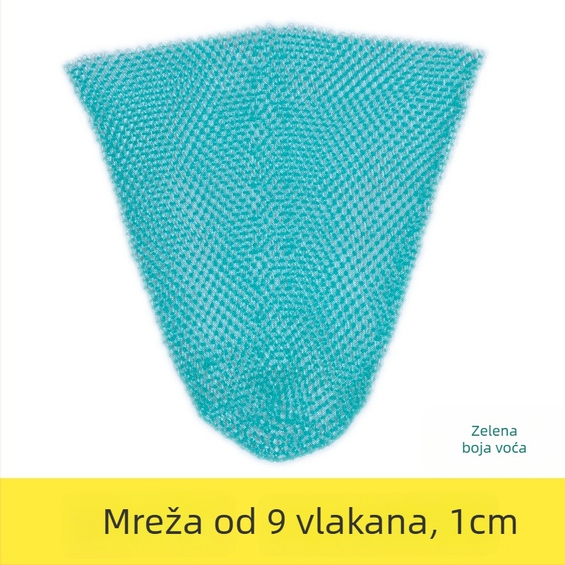 Ručna tkana mrežasta torba s malim otvorima, mreža od 9 niti i 6 niti