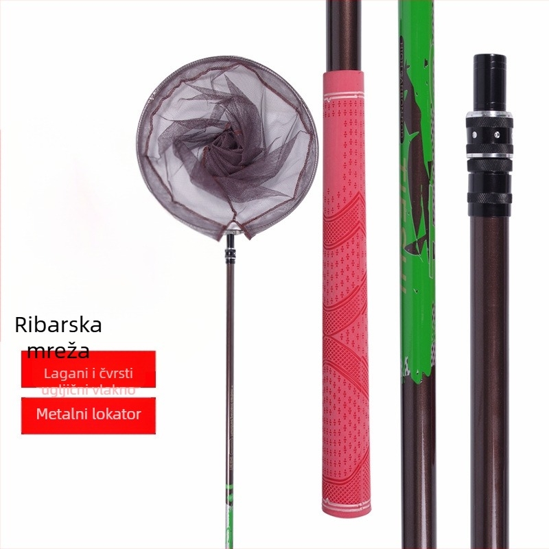 Karbonska štap za mrežu za lov ribe - konkurentna ribolovna oprema (Marka: Fishing ha ha; Materijal: Karbon)
