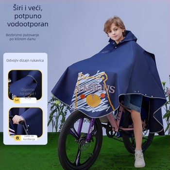 Dječji pončo kišni kaput, EVA materijal, crtani dizajn, vodootporni sloj PU ljepilo, za djecu