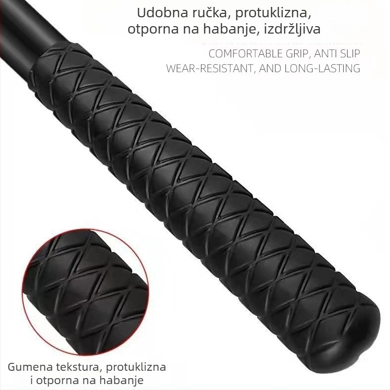 Mini nehrđajući čelični teleskopski štap za mrežu za ribolov, 5 odjeljaka, 100 g