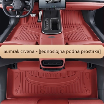 Tesla Model 3 i Model Y – TPE automobilske prostirke s potpuno pokrivenjem, debljina 3,5 mm, težina 6 kg, latex potplati