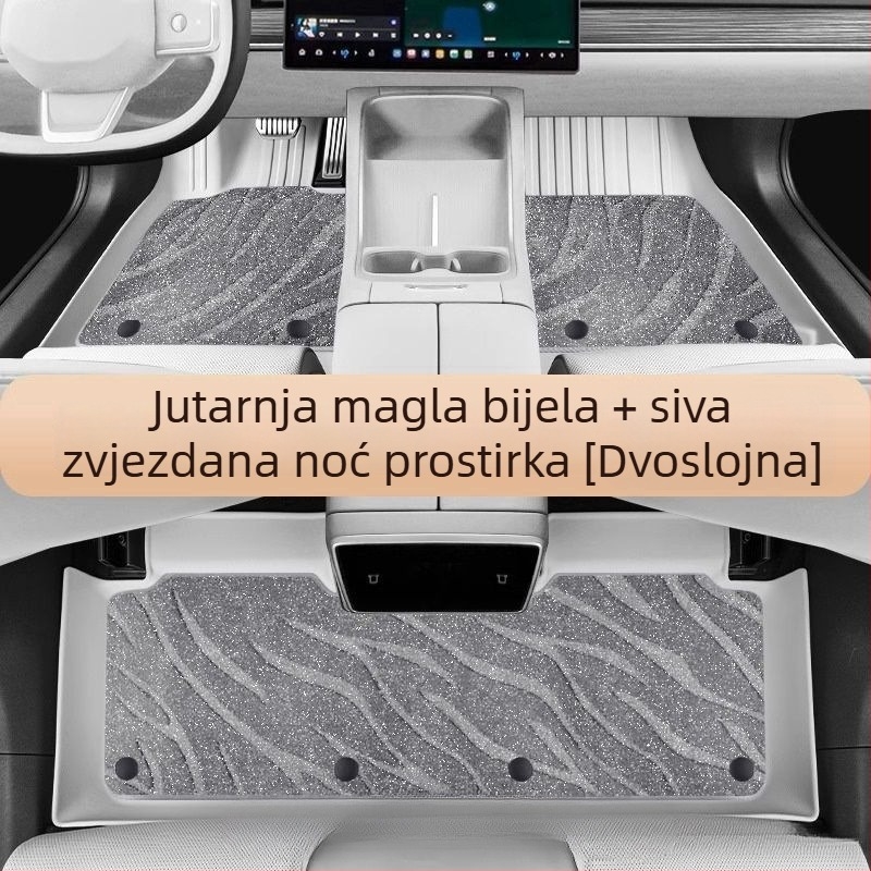 Tesla Model 3 i Model Y – TPE automobilske prostirke s potpuno pokrivenjem, debljina 3,5 mm, težina 6 kg, latex potplati