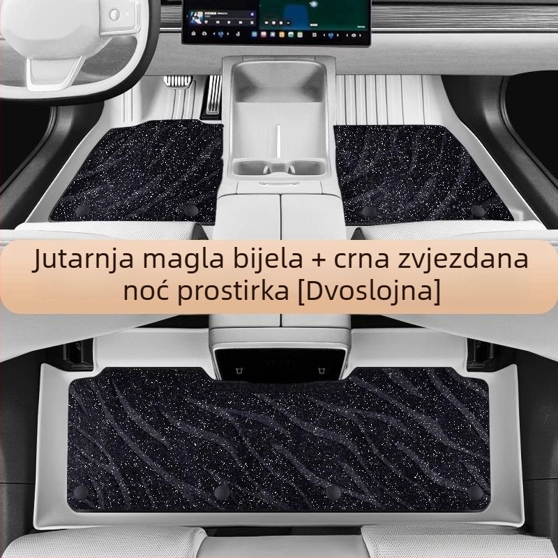 Tesla Model 3 i Model Y – TPE automobilske prostirke s potpuno pokrivenjem, debljina 3,5 mm, težina 6 kg, latex potplati