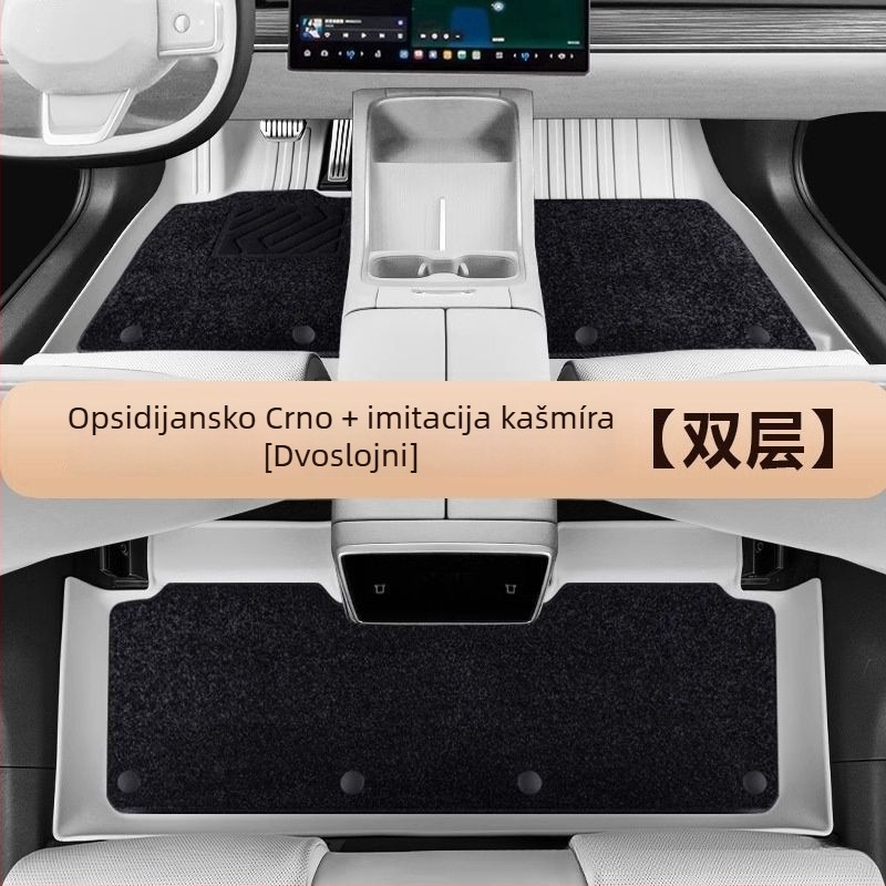 Tesla Model 3 i Model Y – TPE automobilske prostirke s potpuno pokrivenjem, debljina 3,5 mm, težina 6 kg, latex potplati