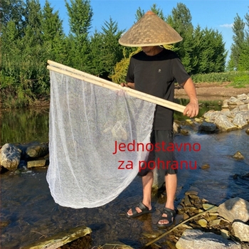 Tradicionalna podizna mreža za lov raka, ribe, puževa i školjaka — Podrijetlo: Novi Zeland
