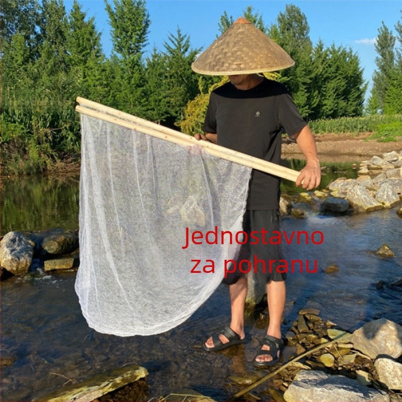 Tradicionalna podizna mreža za lov raka, ribe, puževa i školjaka — Podrijetlo: Novi Zeland